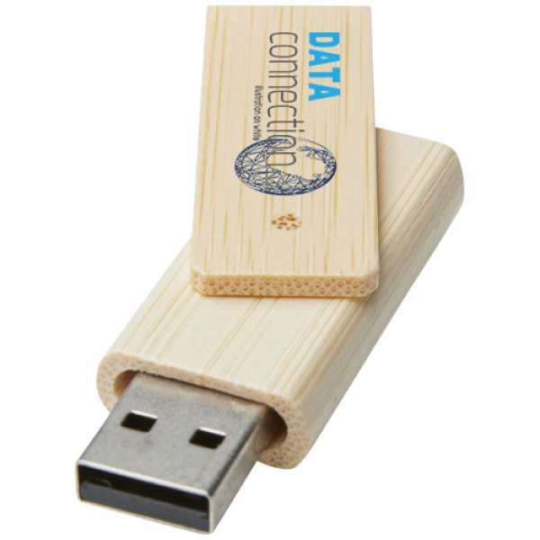 Pamięć USB Rotate o pojemności 8 GB wykonana z bambusa