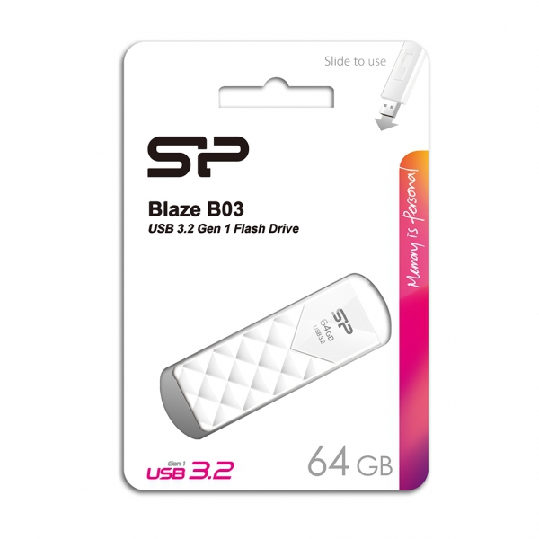 PENDRIVE B03, 64GB 3.2 SILICON POWER
