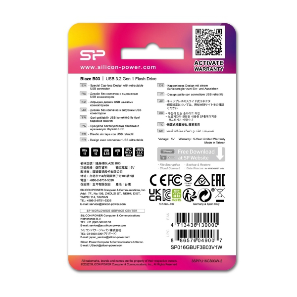 PENDRIVE B03, 32GB 3.2 SILICON POWER