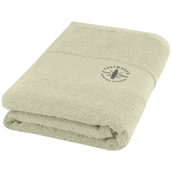 Charlotte bawełniany ręcznik kąpielowy o gramaturze 450 g/m² i wymiarach 50 x 100 cm