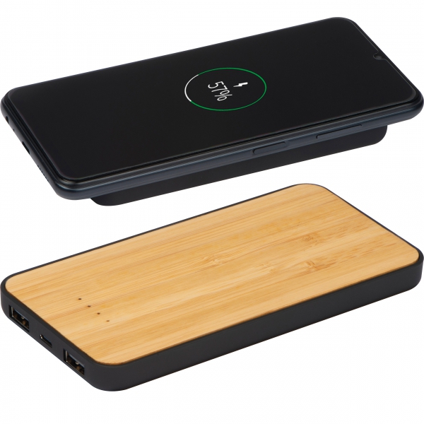Ładowarka indukcyjna z power bankiem 8000 mAh MILAN