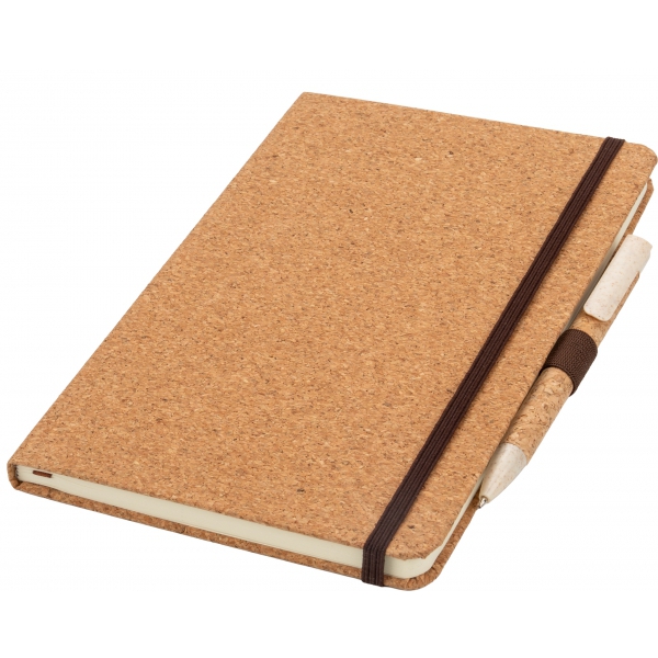 Notes A5 w kropki z długopisem BASTOGNE