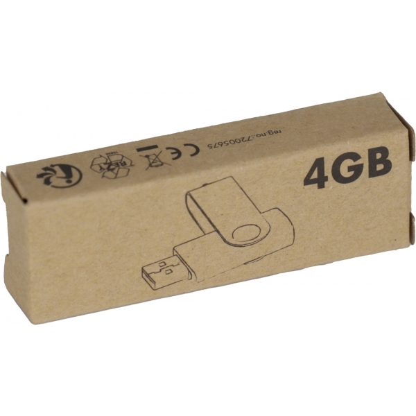Pendrive drewniany 4GB 2.0 LEAGUE CITY