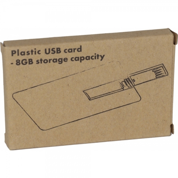 Pendrive plastikowy karta 8GB 2.0 SLOUGH