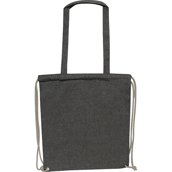 Torba bawełniana z długimi uszami z recyklingu 140 g/m2 ADDISON