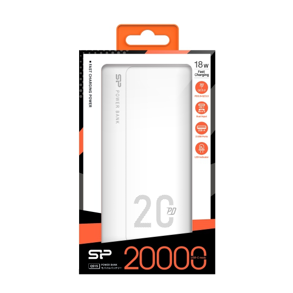 Power bank QS15 20 000 mAh Silicon Power