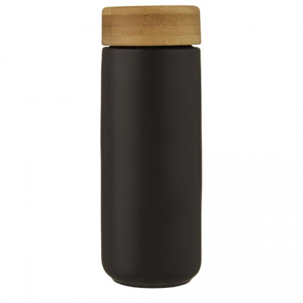 Lumi ceramiczny kubek z bambusową pokrywką o pojemności 300 ml