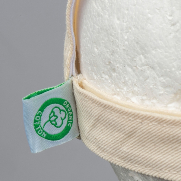 Czapka z daszkiem z bawełny organicznej 5 paneli LEONE