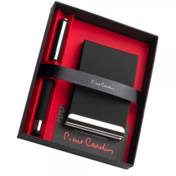 Zestaw etui na wizytówki i pióro kulkowe touch pen CONCORDE Pierre Cardin
