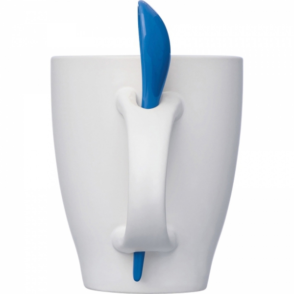 Kubek ceramiczny z łyżeczką 250 ml ARMANDO