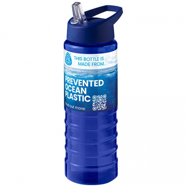 H2O Active® Eco Treble bidon z pokrywką z tutką o pojemności 750 ml 