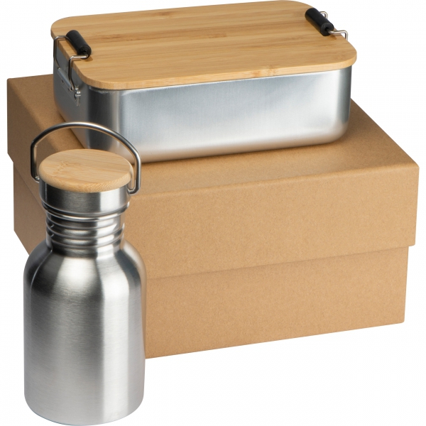 Zestaw lunch box i butelka 300 ml QUEBEC