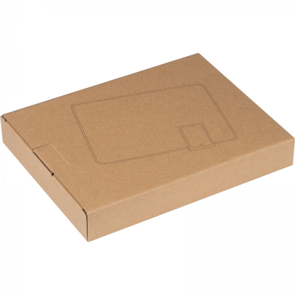 Folder A5 z notatnikiem w linie i power bankiem 4000 mAh