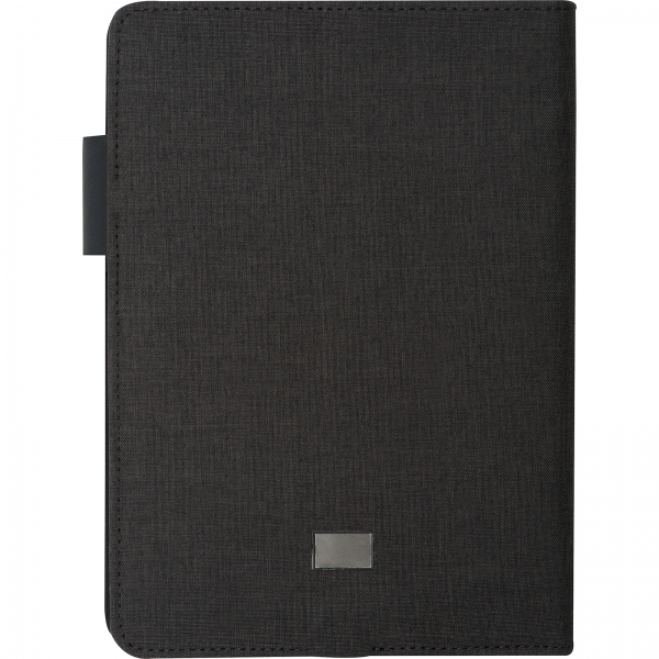 Folder A5 z notatnikiem w linie i power bankiem 4000 mAh