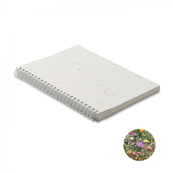 Notes a5 z papieru siewnego