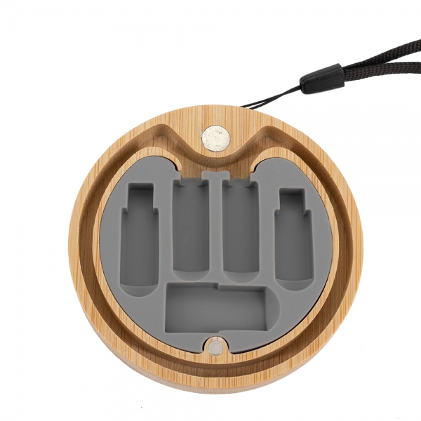 Kabel 4w1 w drewnianej obudowie, LH-ZM01