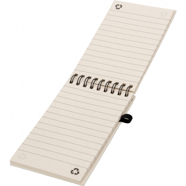 Notes A6 w linie z kartonu po mleku z długopisem AUSTIN