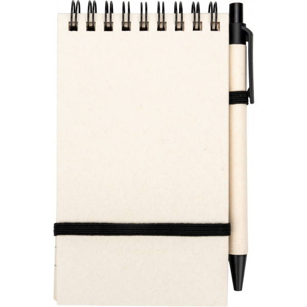 Notes A6 w linie z kartonu po mleku z długopisem AUSTIN