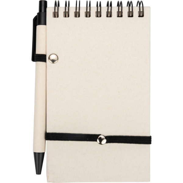 Notes A6 w linie z kartonu po mleku z długopisem AUSTIN