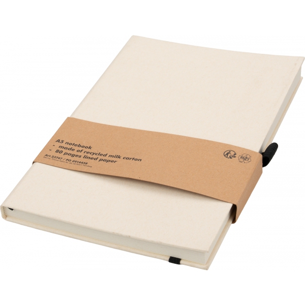 Notes A5 w linie z kartonu po mleku IZMIR