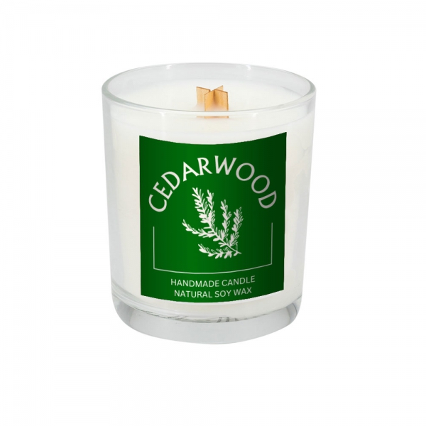 Świeca sojowa 190g Cedarwood