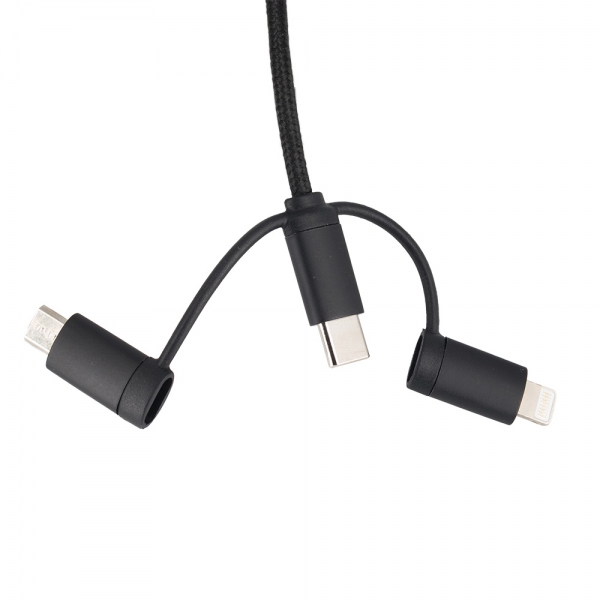 Kabel 4w1 z podświetlanym logo, LH-ZM02