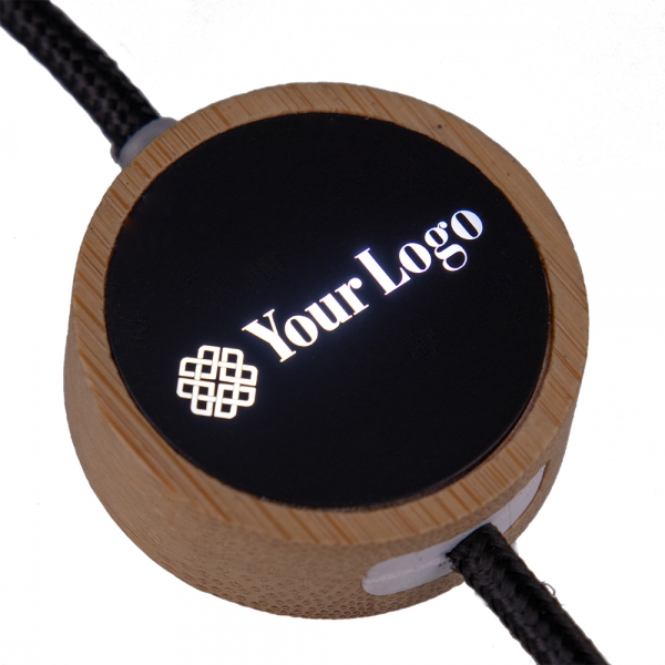 Długi kabel 4w1 z podświetlanym logo