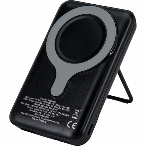 Power bank 10000 mAh z ładowarką indukcyjną VENTURA