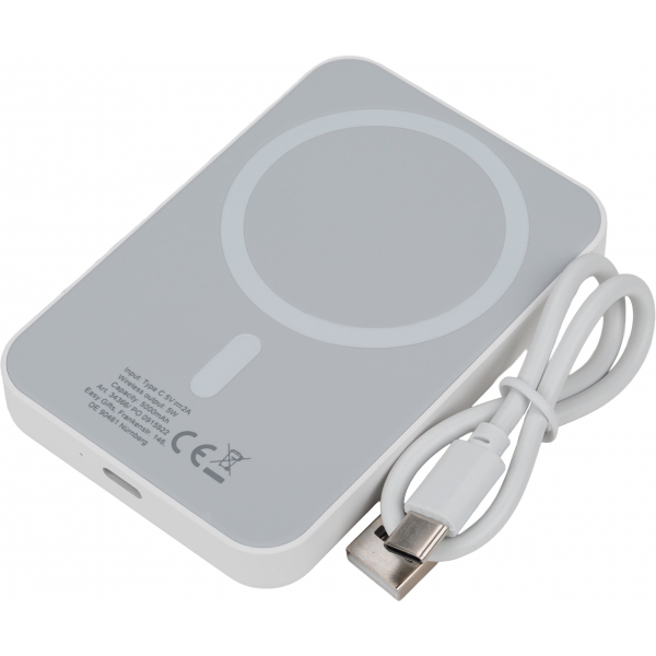 Power bank 5000 mAh z ładowarką indukcyjną WELS