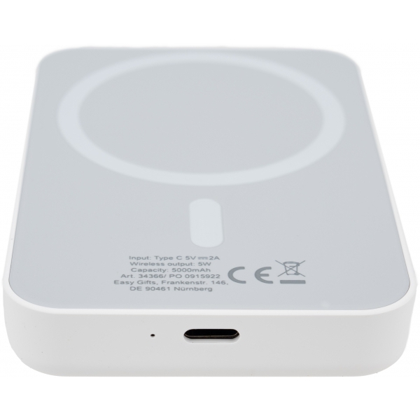 Power bank 5000 mAh z ładowarką indukcyjną WELS