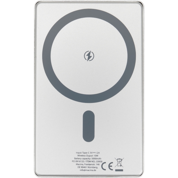 Power bank 5000 mAh z ładowarką indukcyjną Magsafe OLIMPIA