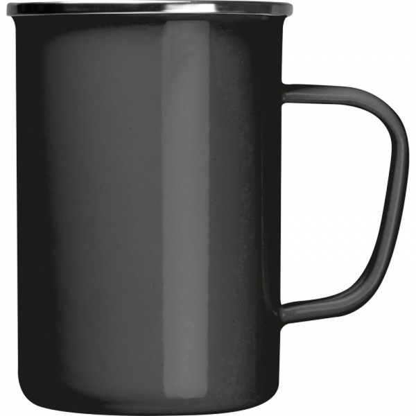 Kubek metalowy emaliowany 550 ml GENE