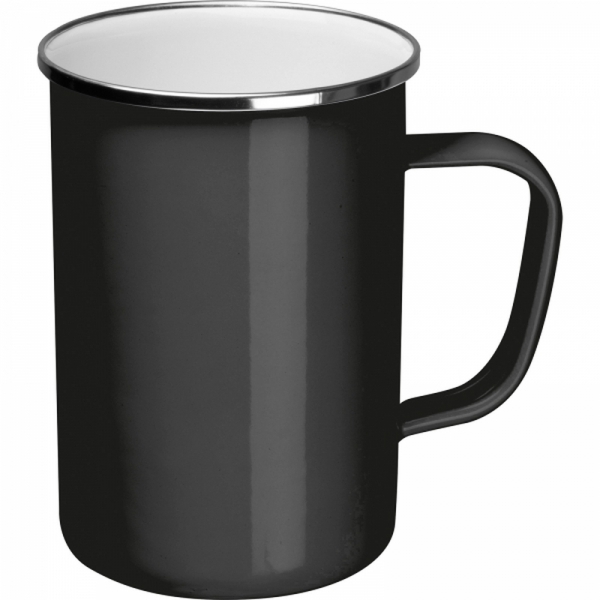 Kubek metalowy emaliowany 550 ml GENE
