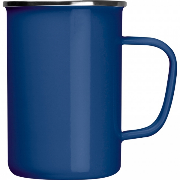 Kubek metalowy emaliowany 550 ml GENE