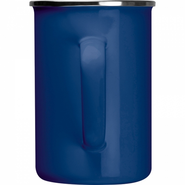 Kubek metalowy emaliowany 550 ml GENE