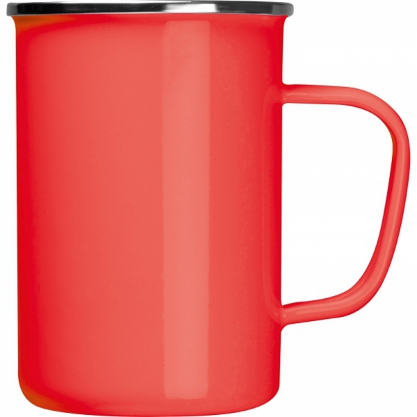 Kubek metalowy emaliowany 550 ml GENE