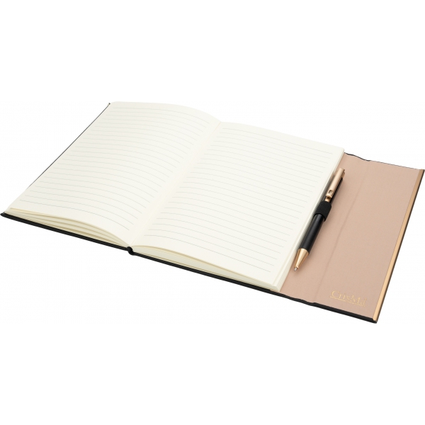 Zestaw notes A5 w linie i długopis CrisMa
