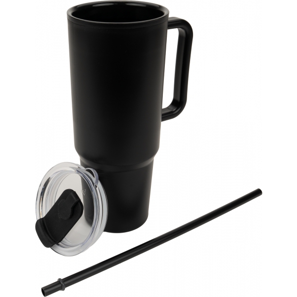 Kubek ze słomką XXL 1200 ml TEODORA