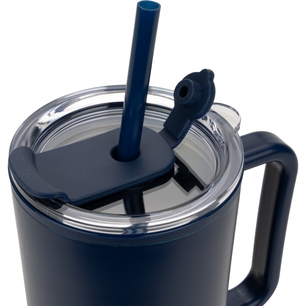 Kubek ze słomką XXL 1200 ml TEODORA