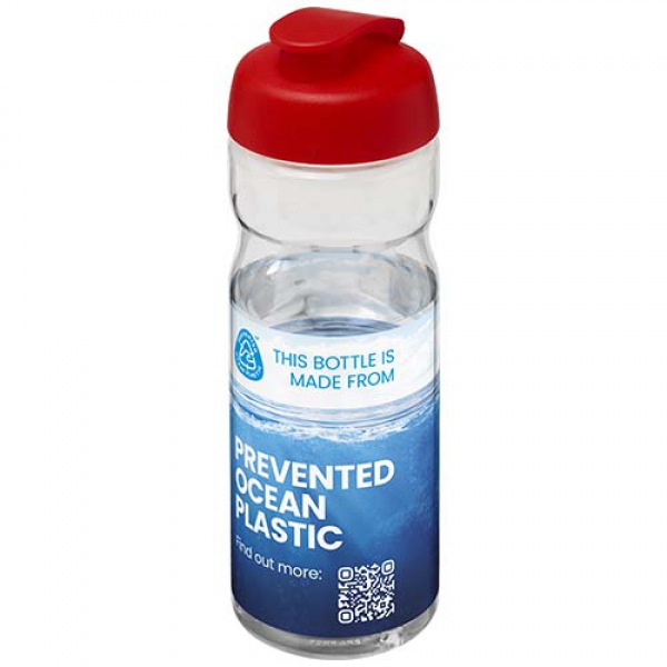 Bidon H2O Active® Eco POP Base o pojemności 650 ml z wieczkiem zaciskowym