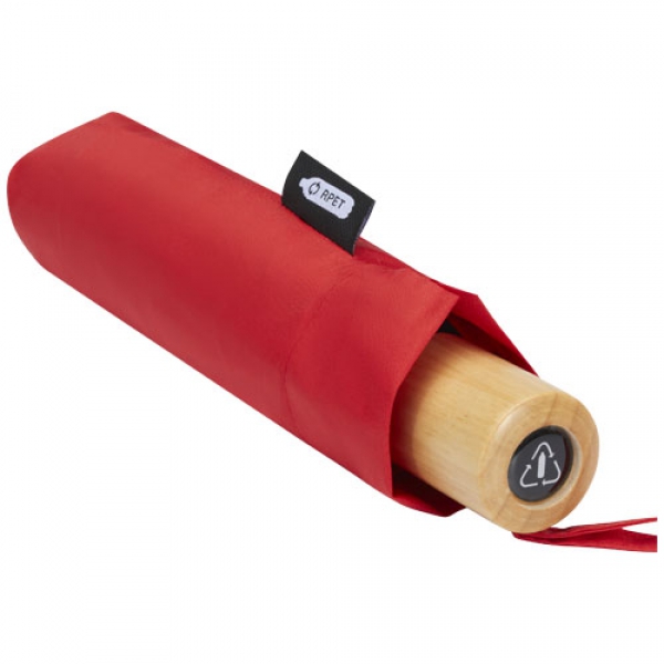 Składany wiatroodporny parasol 51 cm z PET z recyklingu Birgit