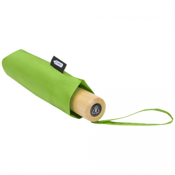 Składany wiatroodporny parasol 51 cm z PET z recyklingu Birgit