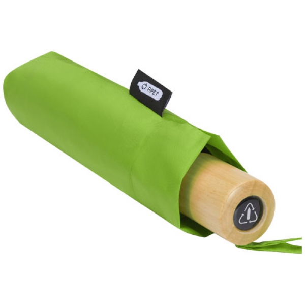 Składany wiatroodporny parasol 51 cm z PET z recyklingu Birgit