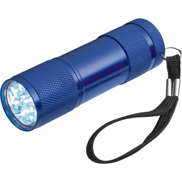 Latarka metalowa 9 LED DUNCAN