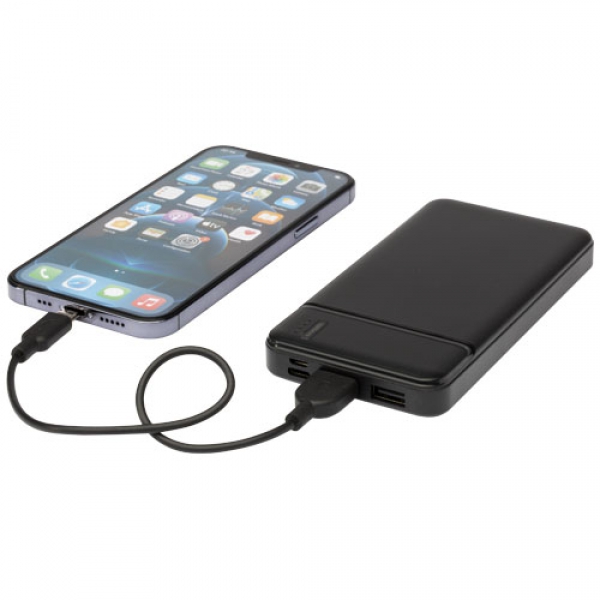 Loop powerbank o pojemności 10 000 mAh z tworzyw sztucznych pochodzących z recyklingu 