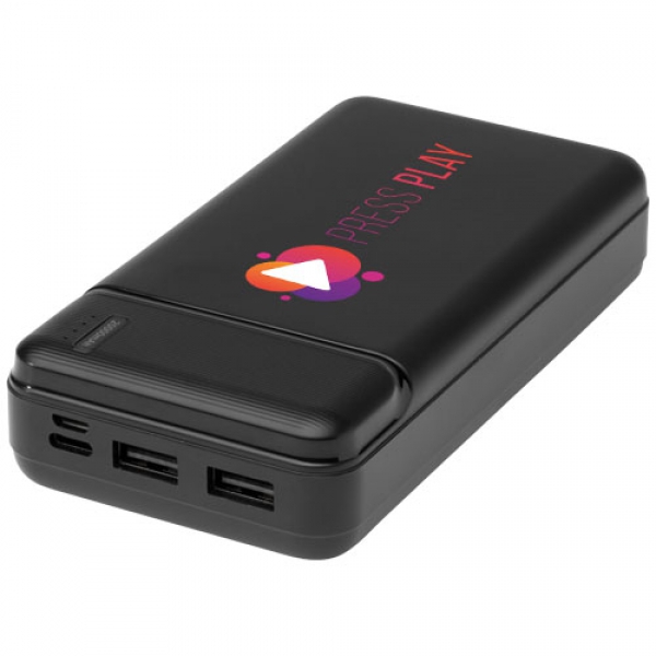 Loop powerbank o pojemności 20 000 mAh z tworzyw sztucznych pochodzących z recyklingu 