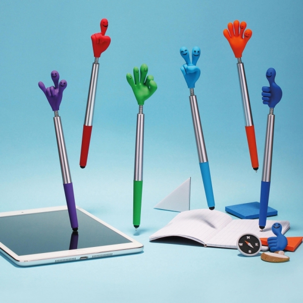Długopis plastikowy touch pen Smile Hand CrisMa KARINA