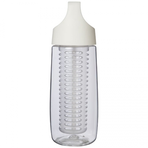 HydroFruit bidon o pojemności 700 ml z wieczkiem zaciskowym i możliwością przyrządzania wody smakowej wykonany wykonany z two