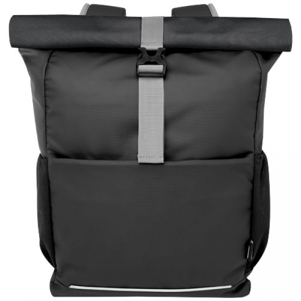 Aqua wodoodporna torba rowerowa o pojemności 20 l na 15-calowego laptopa wykonana z materiałów z recyklingu z certyfikatem GR