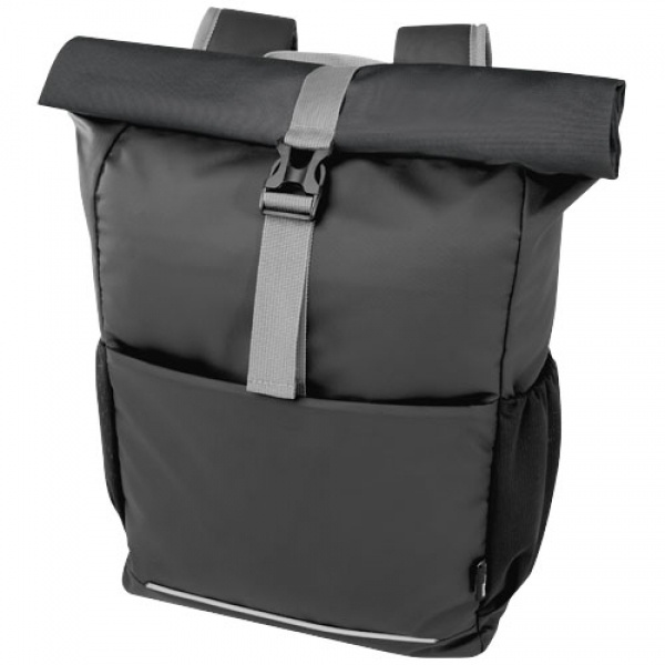 Aqua wodoodporna torba rowerowa o pojemności 20 l na 15-calowego laptopa wykonana z materiałów z recyklingu z certyfikatem GR